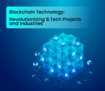 DSU student using a computer highlighting blockchain technology